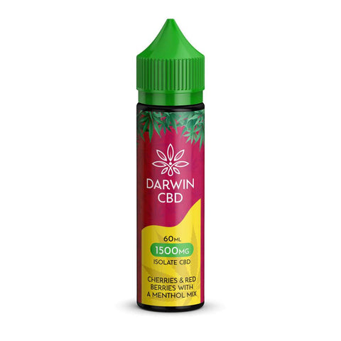 Darwin CBD Cherries, Red Berries & Menthol Mix Isolate CBD eLiquid 60ml 1500mg