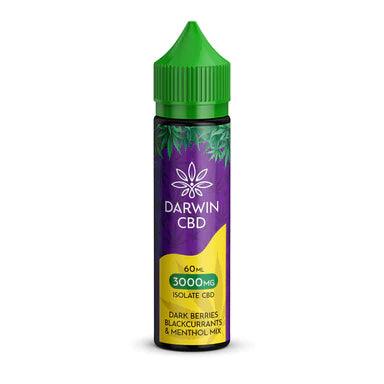 Darwin CBD Dark Berries, Blackcurrants & Menthol Mix Isolate CBD eLiquid 60ml 1500mg