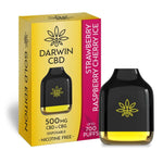 Darwin CBD Strawberry Raspberry Cherry Ice CBD+CBG Disposable 500mg