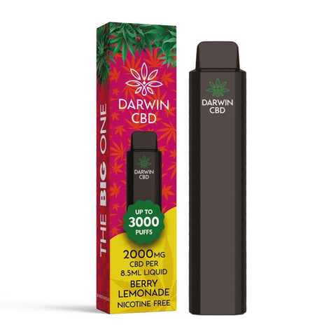 Darwin CBD The Big One Berry Lemonade 3000 CBD Disposable 2000mg