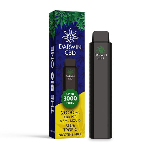 Darwin CBD The Big One Blue Tropic 3000 CBD Disposable 2000mg