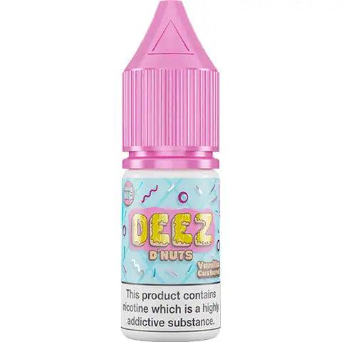 Deez D'Nuts Vanilla Custard Nic Salt 10ml 10mg