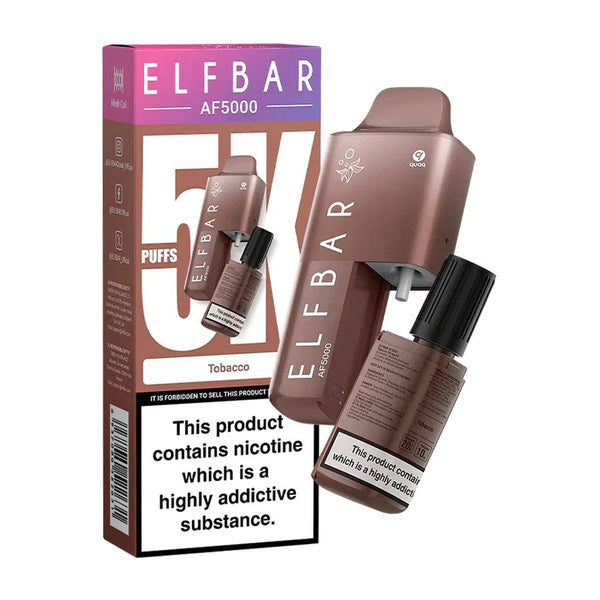 Elf Bar AF5000 Tobacco Disposable Vape – Royal Vapes