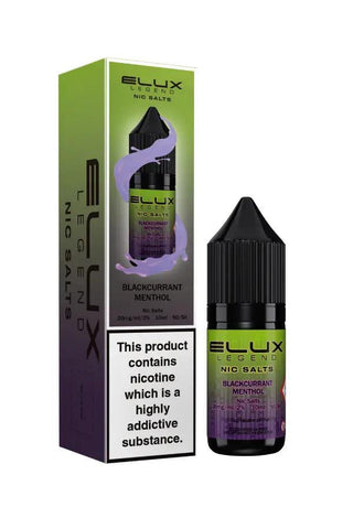 Elux Legend Nic Salts Blackcurrant Menthol Nic Salt 10ml 10mg