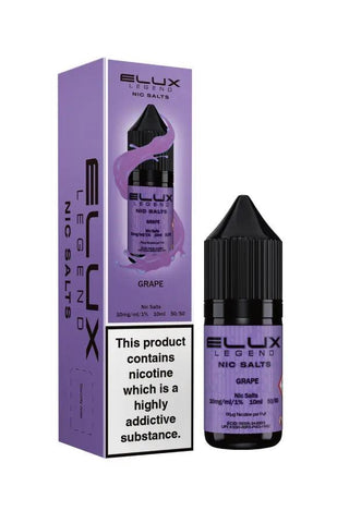Elux Legend Nic Salts Grape Nic Salt 10ml 10mg