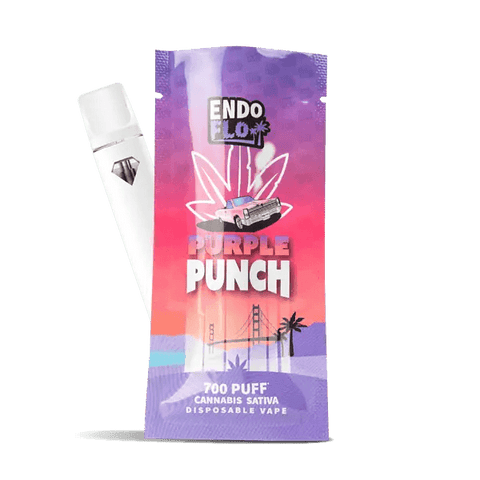 EndoFlo Purple Punch Full Spectrum CBD Disposable Vape 500mg