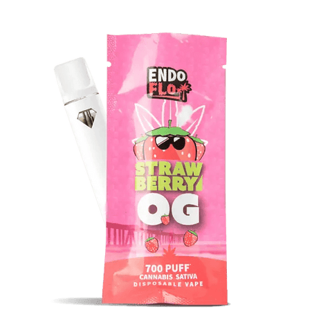 EndoFlo Strawberry OG Full Spectrum CBD Disposable Vape 500mg