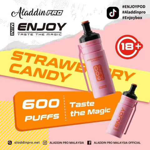 Enjoy Mini Enjoy Mini Strawberry Raspberry Cherry Ice 600 Disposable Vape