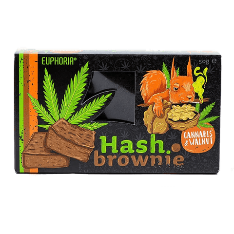 Euphoria Hash Brownie - Cannabis And Walnut