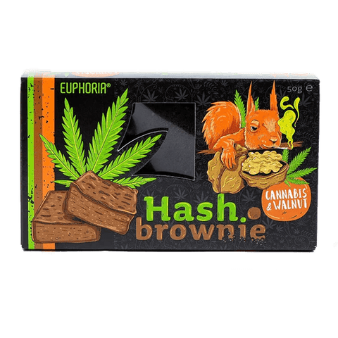 Euphoria Hash Brownie - Cannabis And Walnut