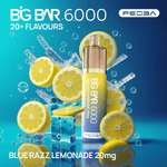 Feoba Big Bar Blue Razz Lemonade 6000 Disposable Vape 20mg