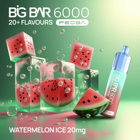 feoba big bar vape Feoba Big Bar Watermelon Ice 6000 Disposable Vape – Royal Vapes