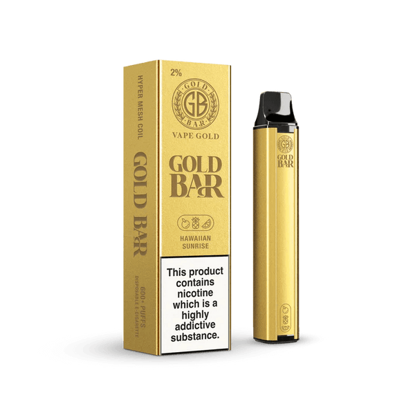 Gold Bar Hawaiian Sunrise Disposable – Royal Vapes