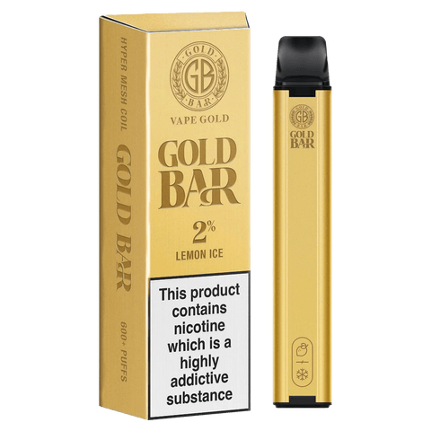 Gold Bar Lemon Ice Disposable