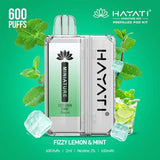 Hayati Miniature 600 Fizzy Lemon & Mint Prefilled Pod Kit