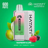 Hayati Miniature 600 Raspberry & Lime Prefilled Pod Vape