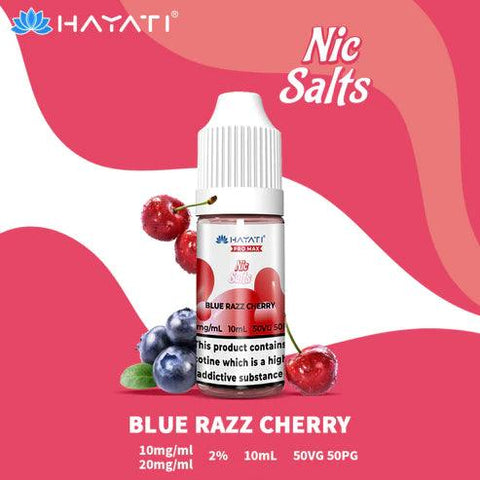 Hayati Pro Max Nic Salts Blue Razz Cherry Nic Salt 10ml 10mg