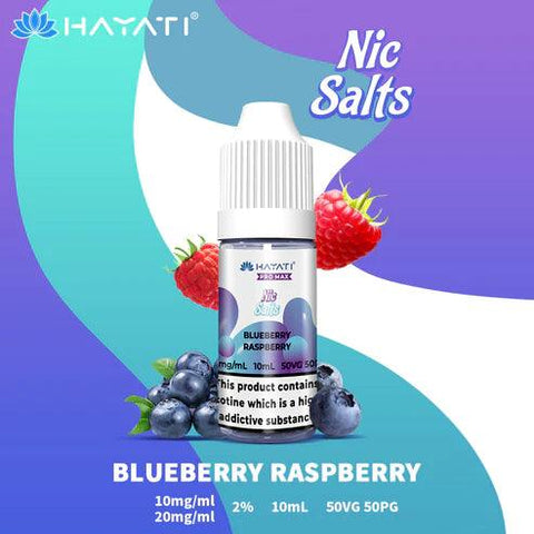 Hayati Pro Max Nic Salts Blueberry Raspberry Nic Salt 10ml 10mg