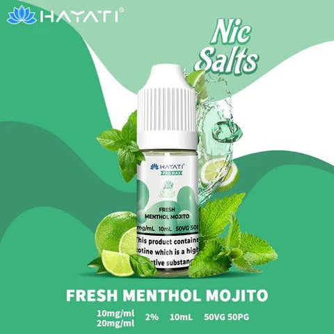 Hayati Pro Max Nic Salts Fresh Menthol Mojito Nic Salt 10ml 10mg