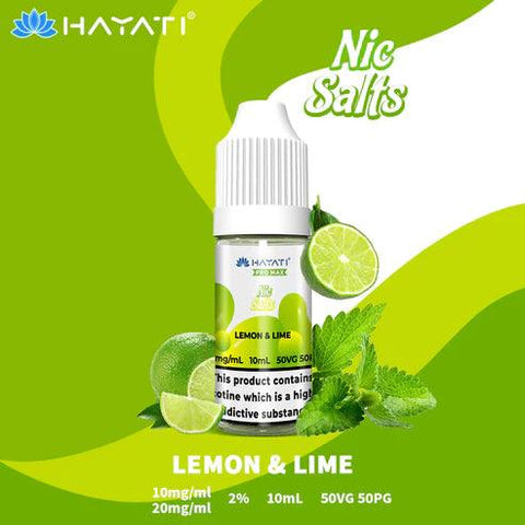 Hayati Pro Max Nic Salts Lemon & Lime Nic Salt 10ml 10mg
