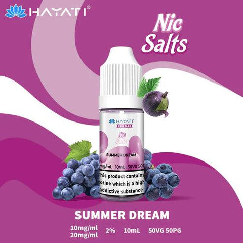 Hayati Pro Max Nic Salts Summer Dream Nic Salt 10ml 10mg