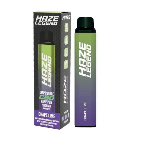 Haze Legend Grape Lime 3500 CBD Disposable