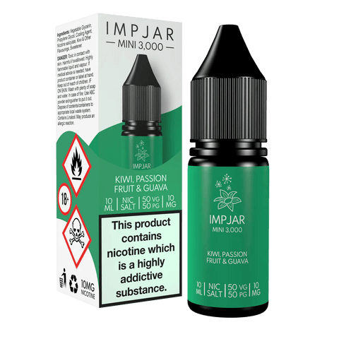 Imp Jar 3000 Kiwi Passionfruit Guava Nic Salt 10ml 10mg