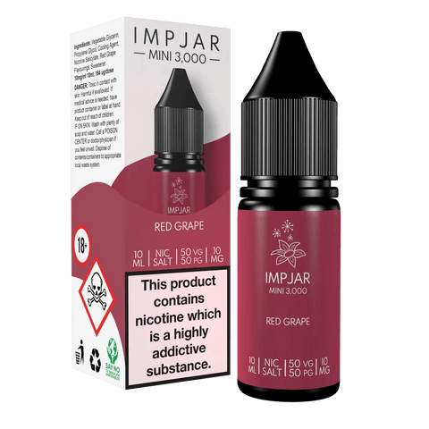 Imp Jar 3000 Red Grape Nic Salt 10ml 10mg