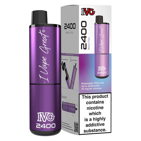 IVG 2400 Berry Fizz 2400 Disposable