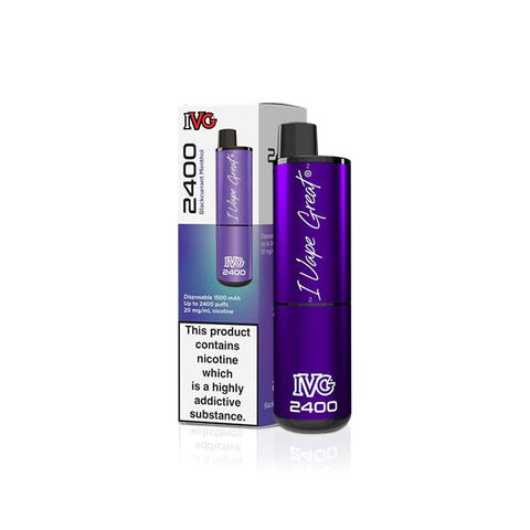 IVG 2400 Blackcurrant Menthol 2400 Disposable