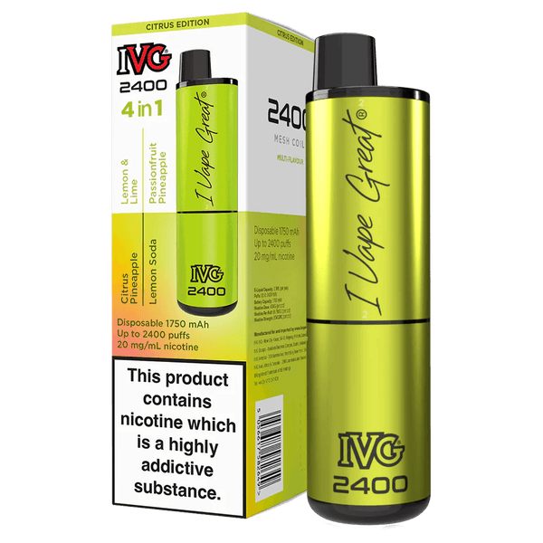 ivg 2400 4 flavours IVG Air 4 in 1 Review - Reusable Convenience with Four Flavors On-the-Go main image 1