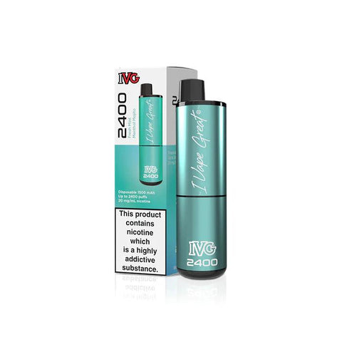 IVG 2400 Fresh Mint Menthol Mojito 2400 Disposable