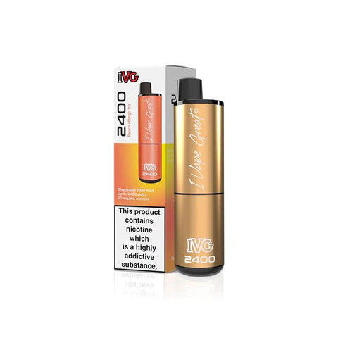 IVG 2400 Peach Mango Ice 2400 Disposable