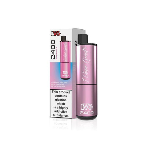 IVG 2400 Strawberry Ice 2400 Disposable