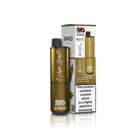 IVG 2400 Tobacco Edition (Multi Flavour) 2400 Disposable 20mg