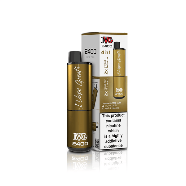 IVG 2400 Tobacco Edition (Multi Flavour) 2400 Disposable  Royal Vapes