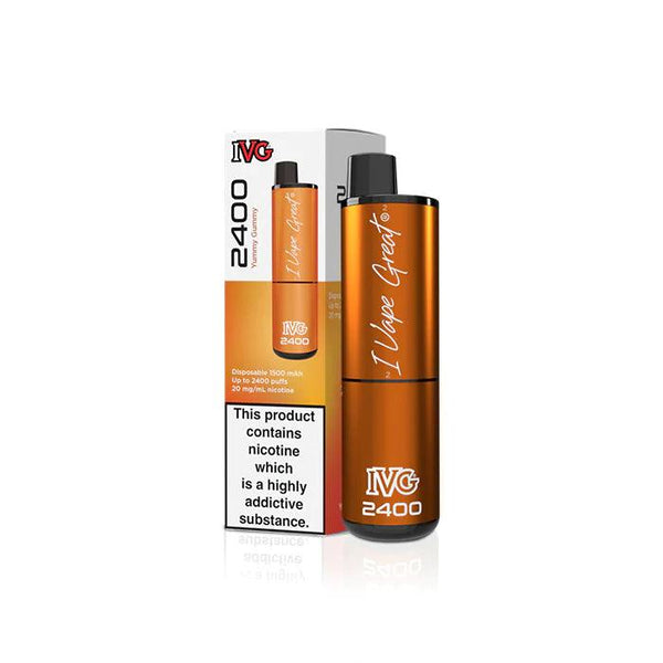 ivg 2400 yummy gummy IVG 2400 Yummy Gummy 2400 Disposable – Royal Vapes