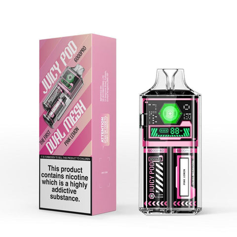 Juicy Pod 6000 Pro Pink Lemon 6000 Disposable Vape