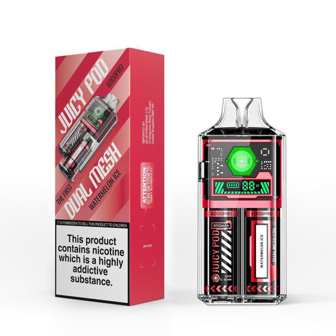 Juicy Pod 6000 Pro Watermelon Ice 6000 Disposable Vape