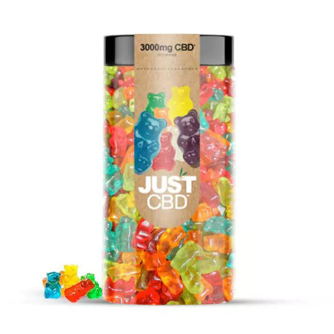 Just CBD Bears CBD Gummies Jar 3000mg