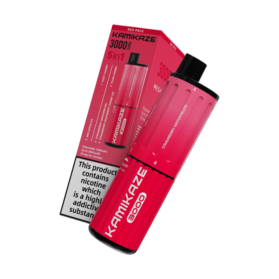 Kamikaze 3000 5 in 1 Disposables – Royal Vapes