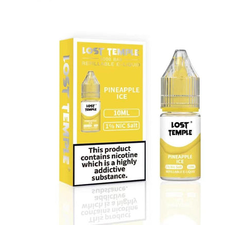 Lost Temple Pineapple Ice Nic Salt 10ml 10mg