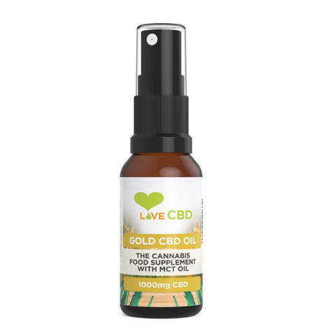 Love CBD Gold CBD Oil Spray 1000mg 20ml