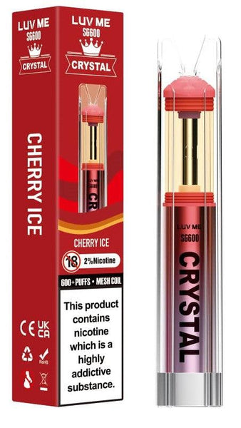 cherry ice vape crystal SKE Crystal Pro Cherry Ice Prefilled Pods 600 Puffs