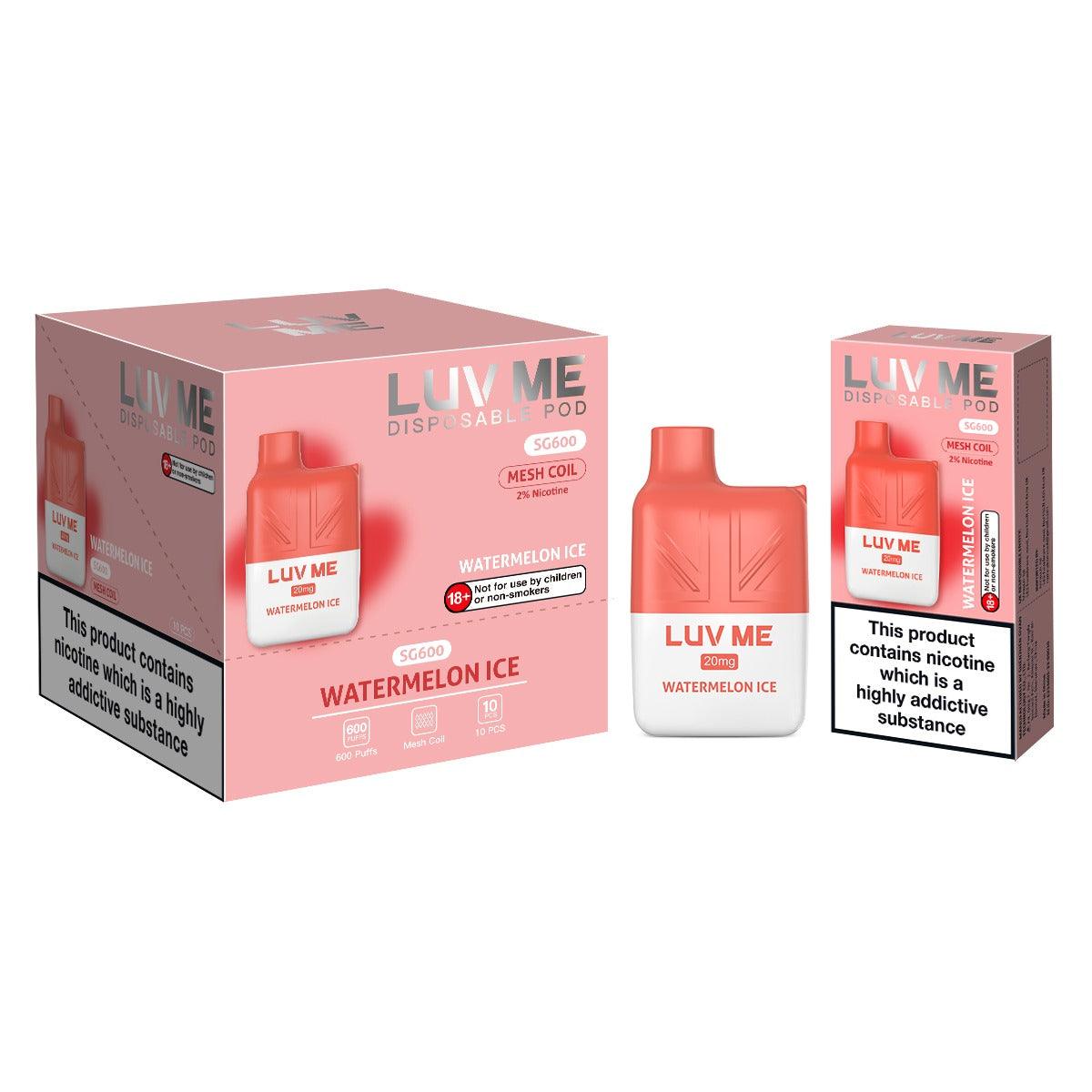 LUV ME Watermelon Ice Disposable – Royal Vapes