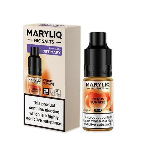 MaryLiq by Lost Mary Citrus Sunrise Nic Salt 10ml 20mg