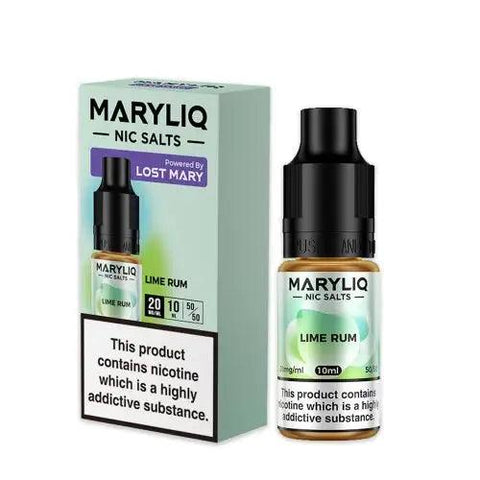 MaryLiq by Lost Mary Lime Rum Nic Salt 10ml 20mg