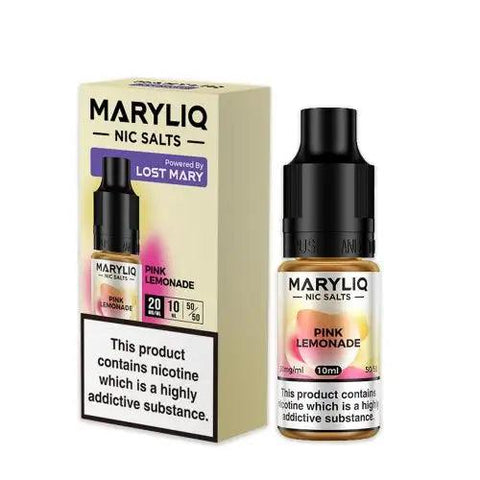 MaryLiq by Lost Mary Pink Lemonade Nic Salt 10ml 20mg