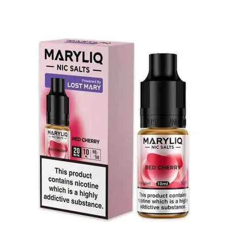 MaryLiq by Lost Mary Red Cherry Nic Salt 10ml 20mg