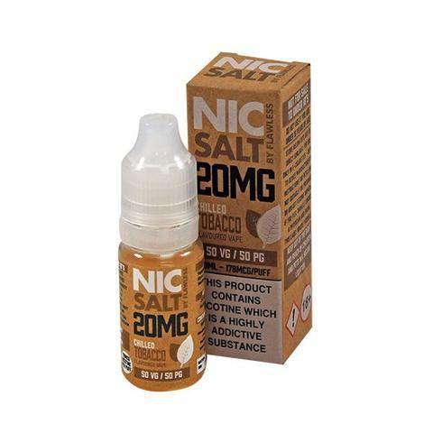 Nic Salt By Flawless Chilled Tobacco Nic Salt 10ml 10mg